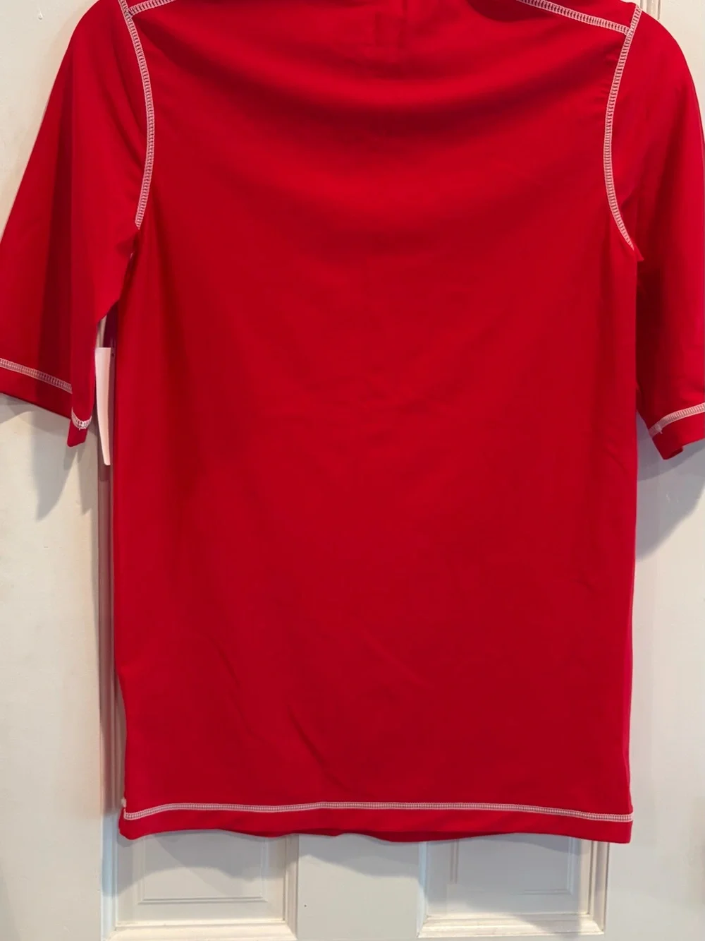 NWT! Old Navy Kids Red Rash Guard Swim Top. Size XL (14-16)
